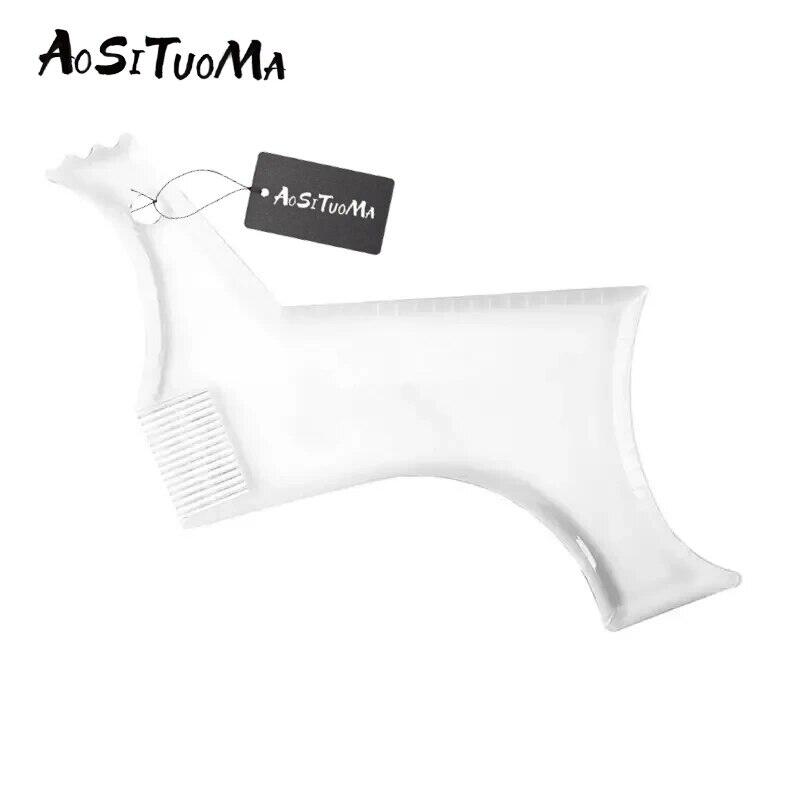 Râu tạo kiểu lược rõ ràng râu cai trị của nam giới chăm sóc lược râu râu TRIM đường viền công cụ