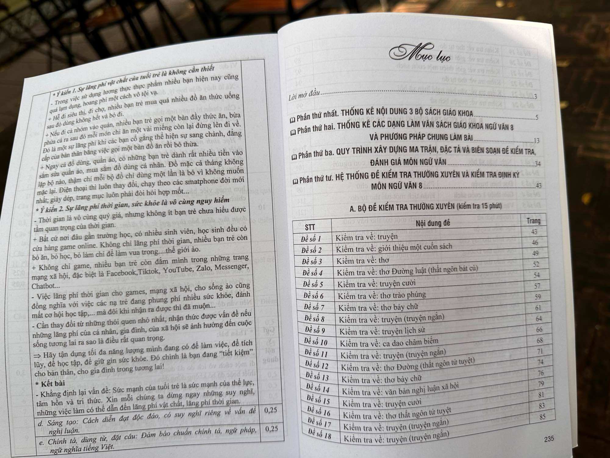 Đề Kiểm tra Ngữ Văn 8