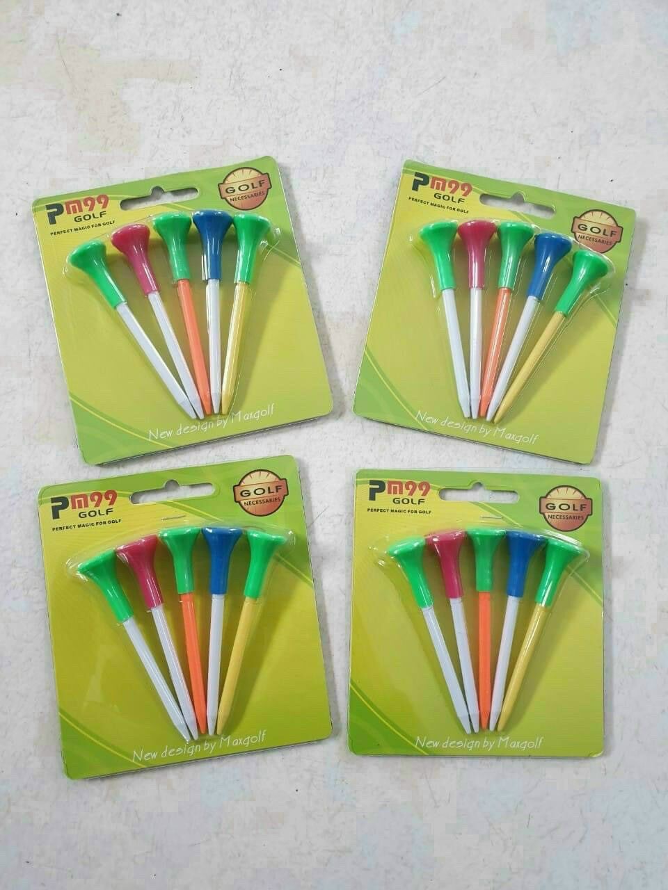 Tee Golf nhựa đặt bóng chắc chắn ( gói 5 tee )