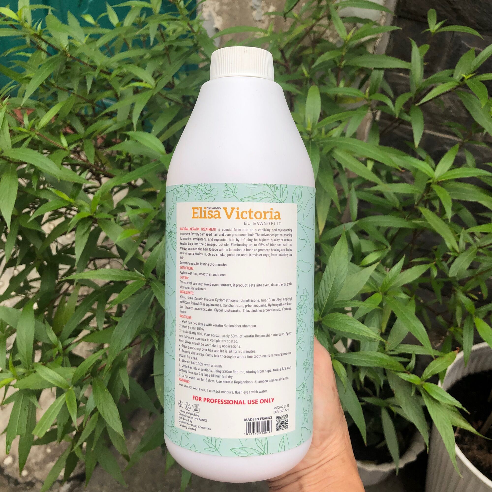 Kem Ủ Tóc Siêu Phục Hồi Elisa Keratin Complex 1000ml