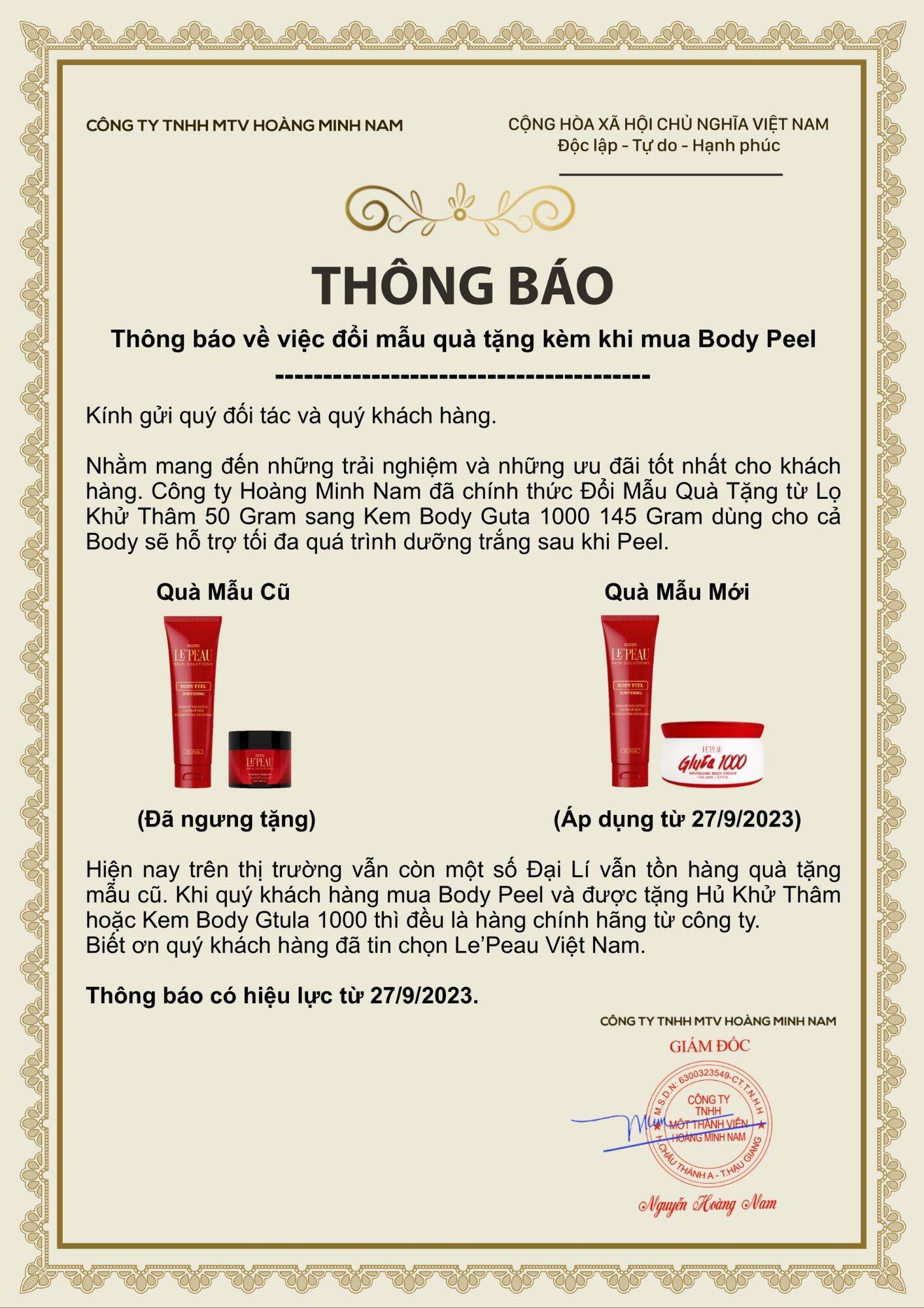 [mẫu mới]peel body,peel nách Le'peau