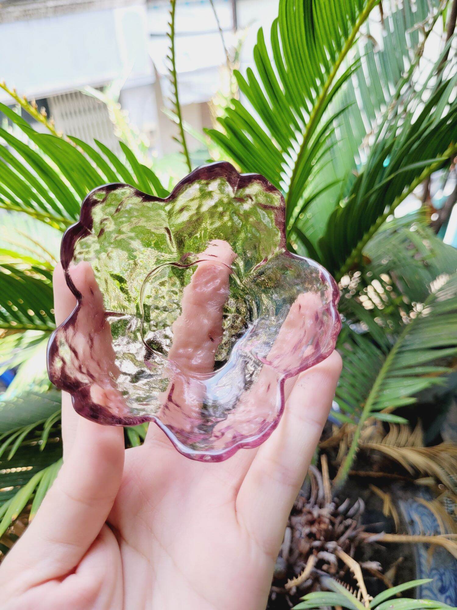 Chén Hoa Anh Đào Thủy Tinh 8.5cm Kiểu Đẹp