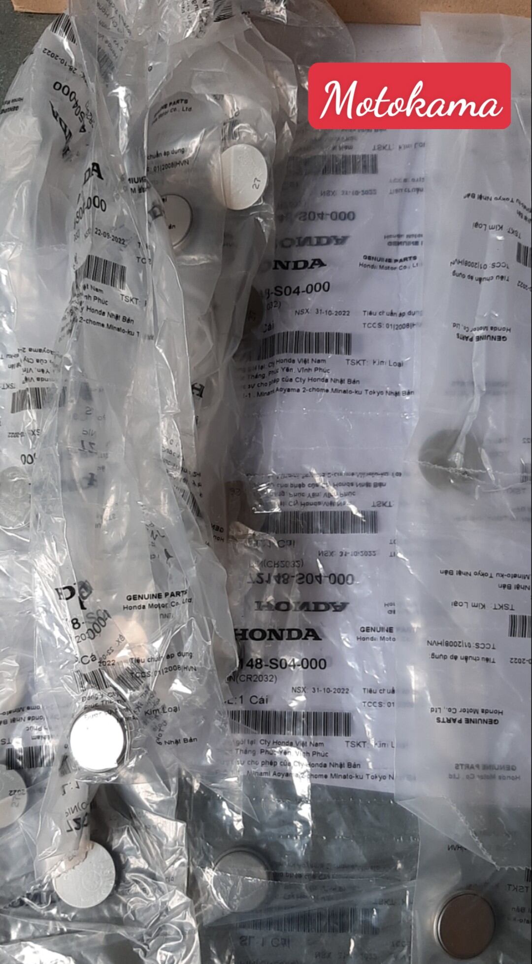 Pin remote xe máy Honda