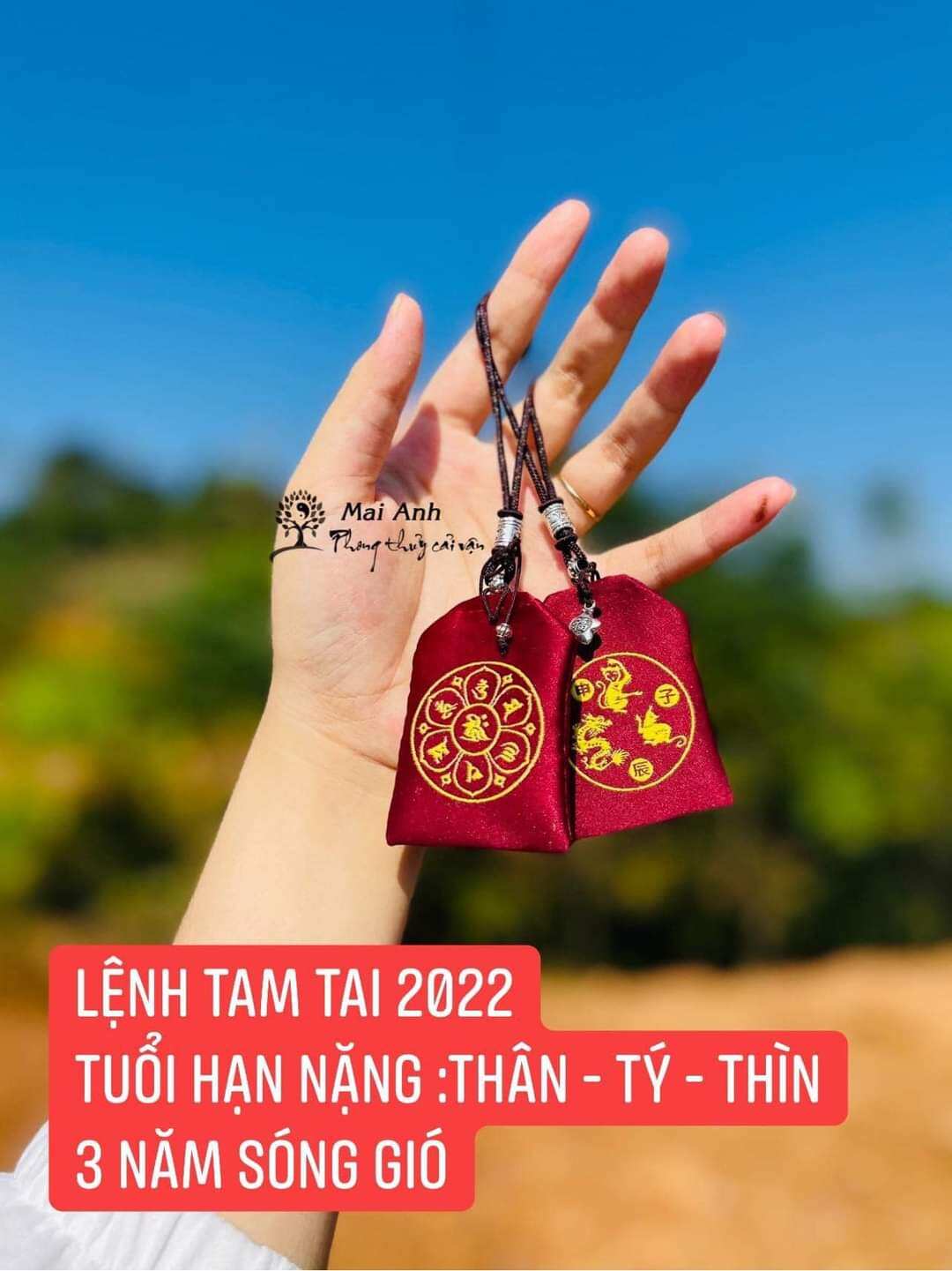 Túi Tam Tai Giải Vận Hạn Xấu Thân-Tý-Thìn Cho Ba Năm Đến 2022-2023-2024