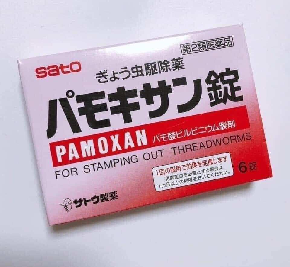 Pamoxan sato nhật bản xổ giun