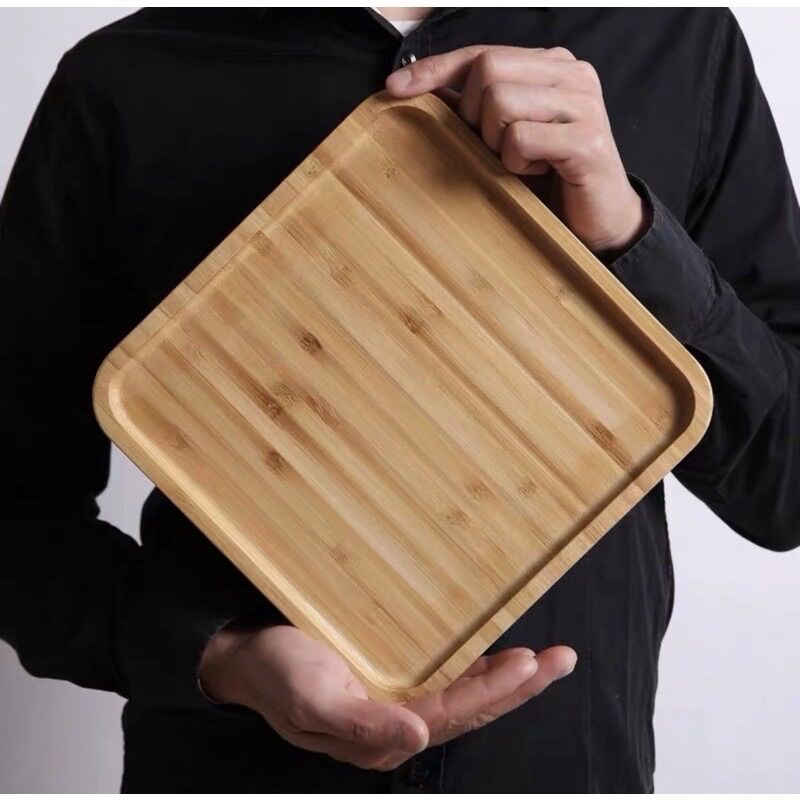 Khay Gỗ Đựng Đồ Thớt đựng đồ ăn Khay chụp ảnh