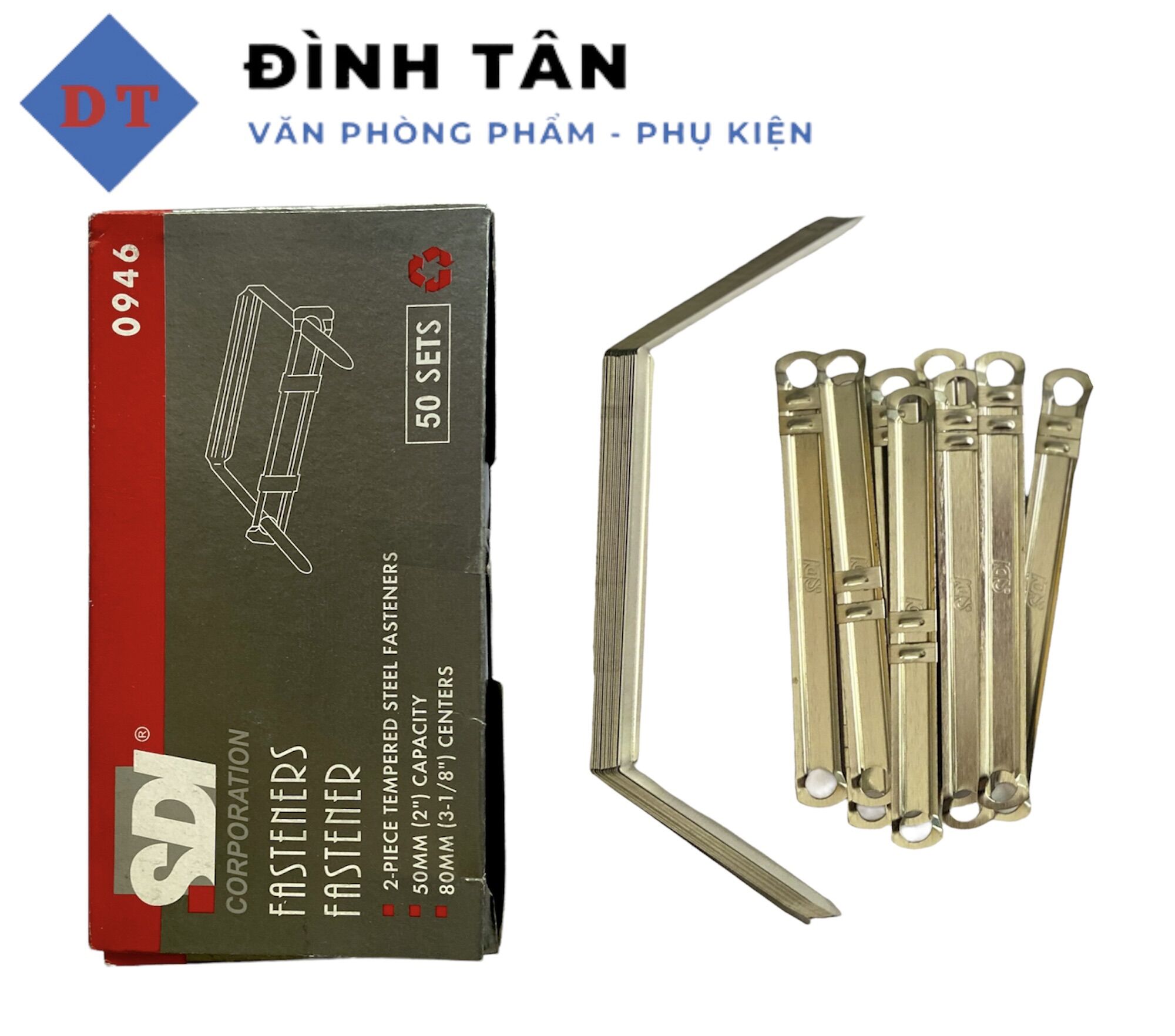 Kẹp acco sắt sdi 0946 kẹp tài liệu - nẹp tài liệu sắt sdi