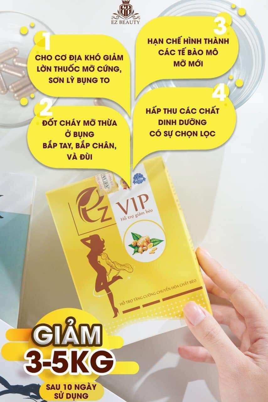 Giảm Cân EZ VIP Dành Cho Cơ Địa Sờn Khó Giảm- EZ BEAUTY