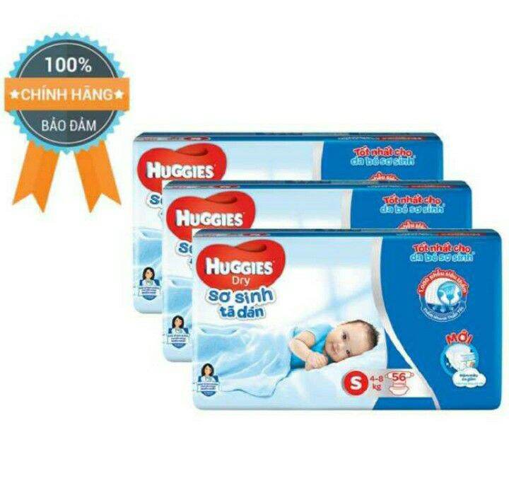 Tã dán Huggies S56 miếng size S dành cho trẻ (4-8kg).