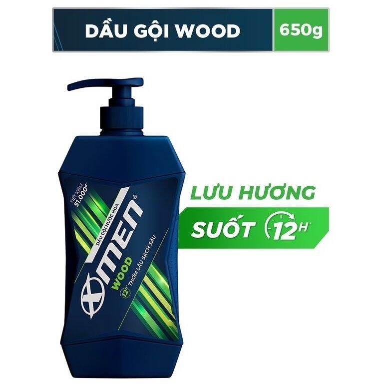 Dầu gội nước hoa cao cấp x-men active fire 650g