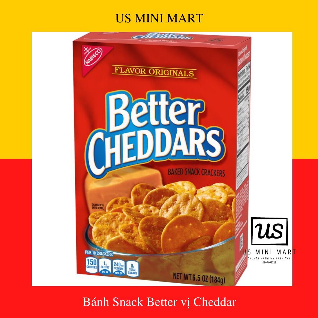 Snack Better Cheddar 184g