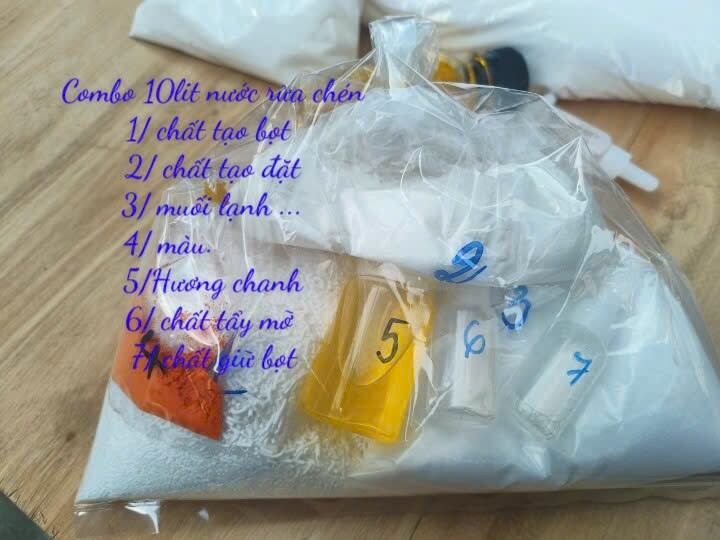 COMBO 10lit nước rửa chén 65k
