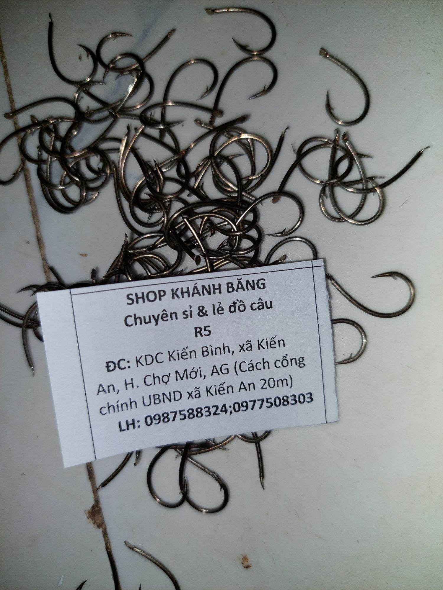 LƯỠI CÂU CẮM CÁ LÓC ẾCH R5 THÉP SIÊU BÉN