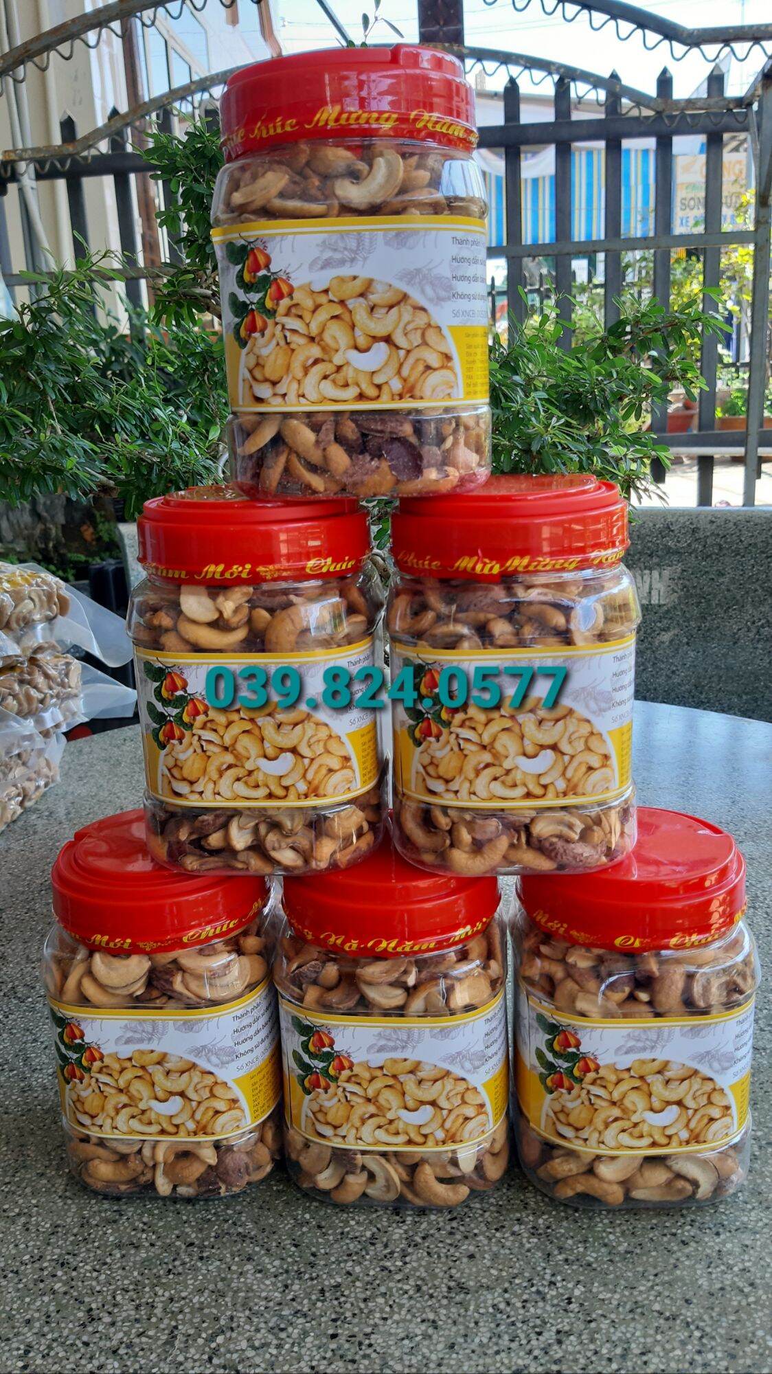 COMBO 5KG HẠT ĐIỀU RANG MUỐI BỂ/VỠ ĐÓNG HỘP 500G