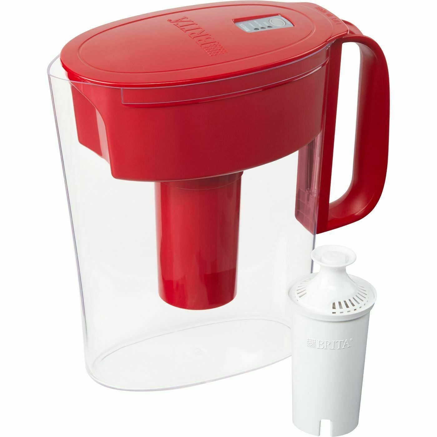 Bình lọc nước Brita chính hãng từ Mỹ, lõi lọc 2 tháng | Brita Water Filter Pitcher for Tap and Drinking Water with 1 Standard Filter, Lasts 2 Months, BPA Free