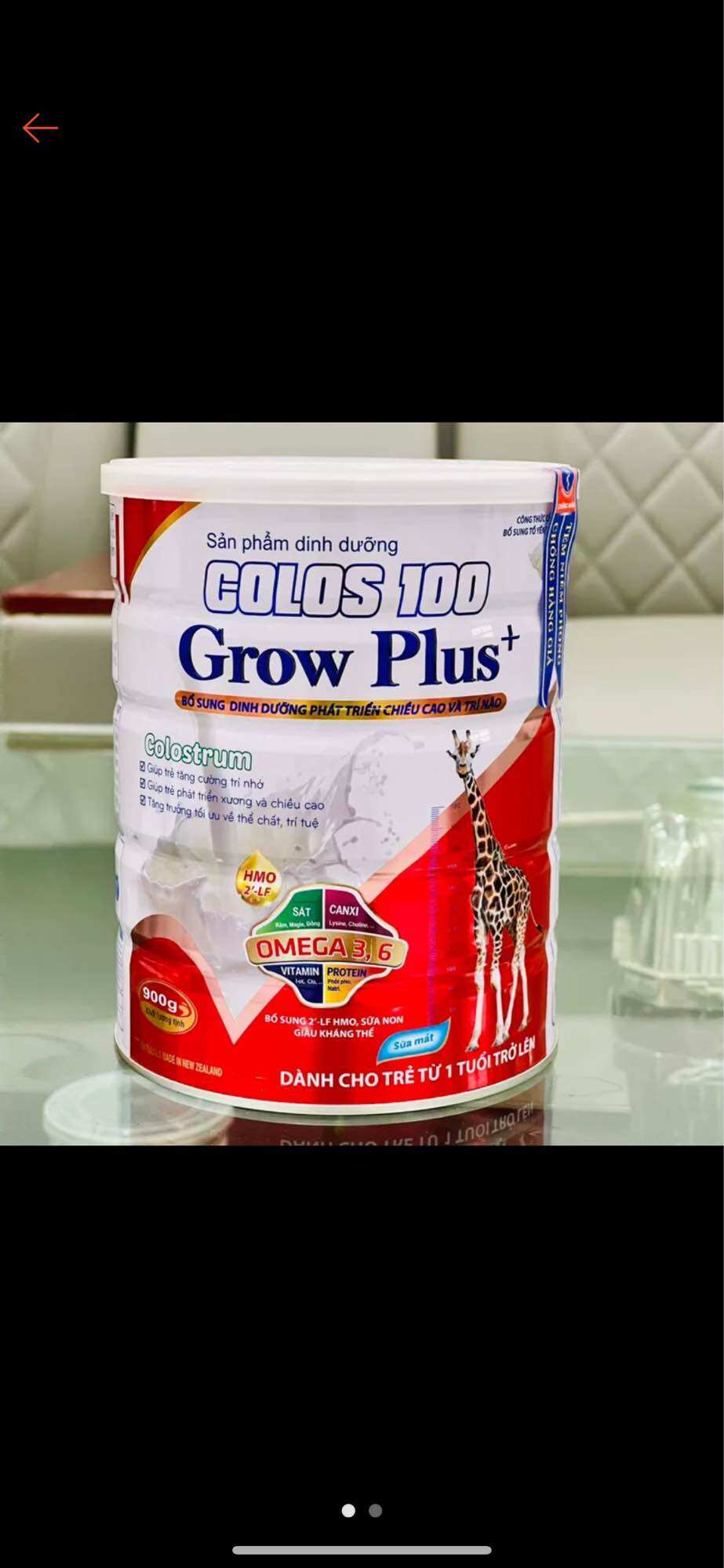 Sữa colos 100 grow plus+