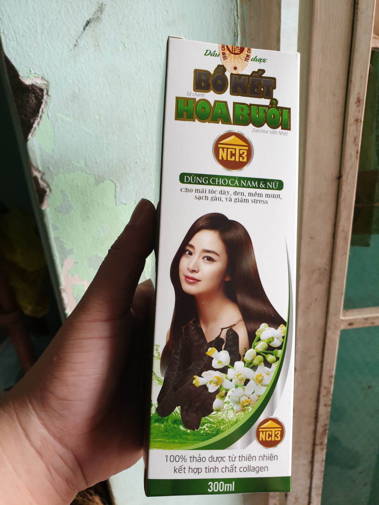 Dầu gội thảo dược bồ kết hoa bưởi nct3
