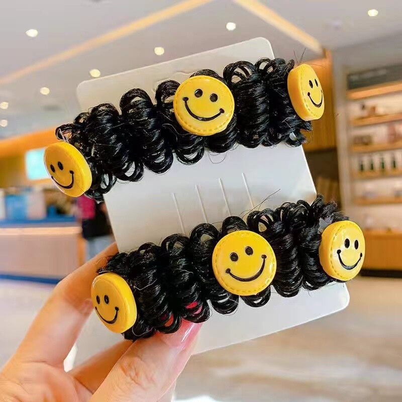 Dây Cột Tóc Đính Tóc Giả Thời Trang Cho Bé, Cột Tóc Cho Bé