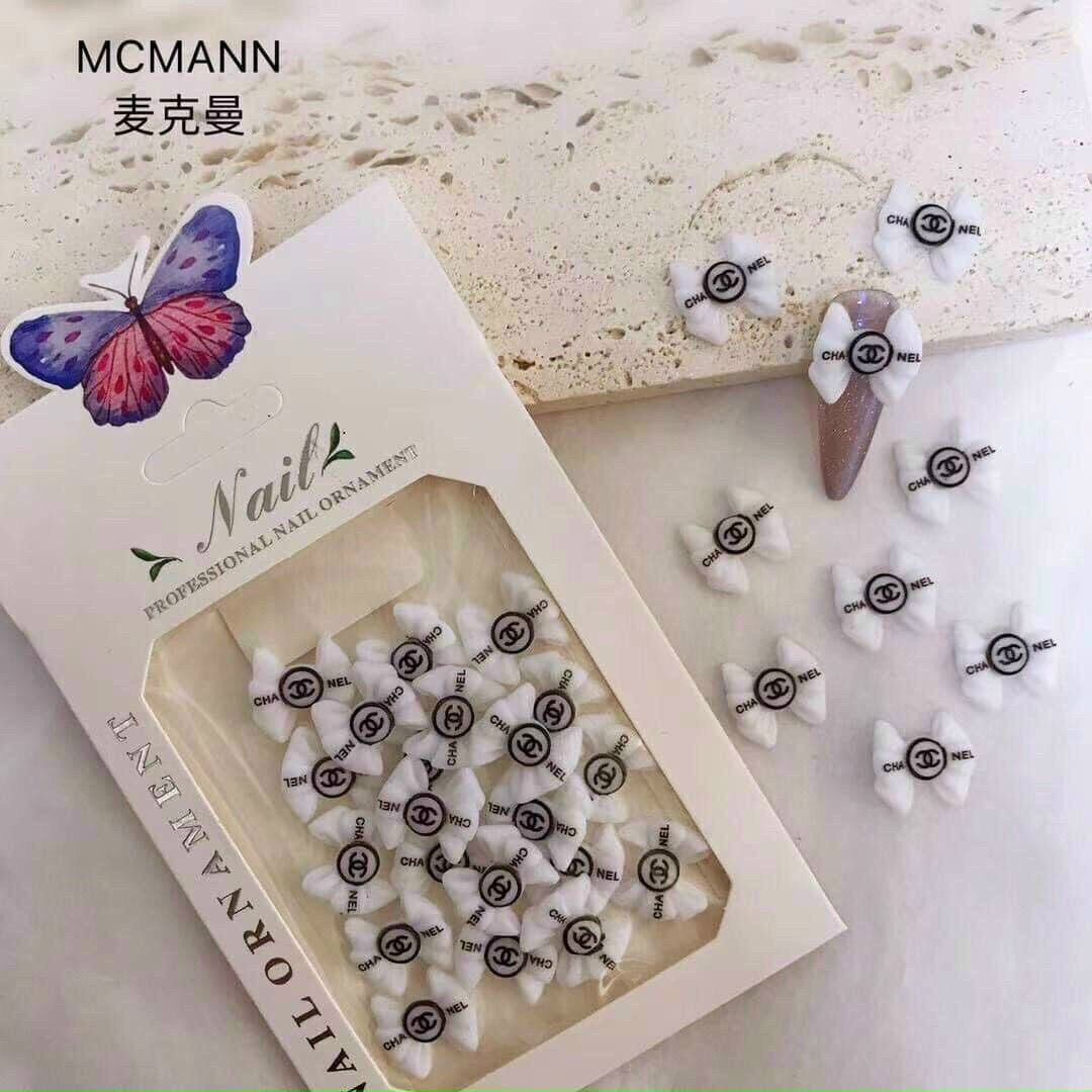 Charm nơ nail mẫu mới