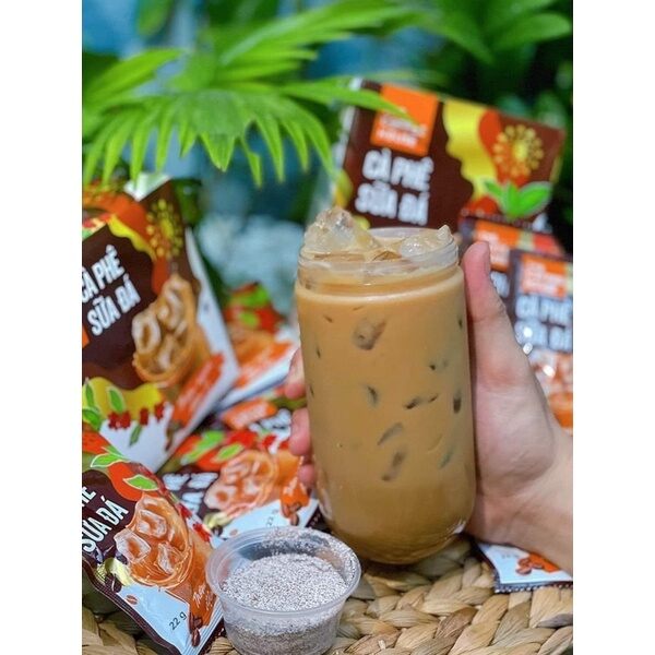 [Dây 10 gói/22g] Cà phê Sữa Đá Hoà Tan THE COFFE HOUSE