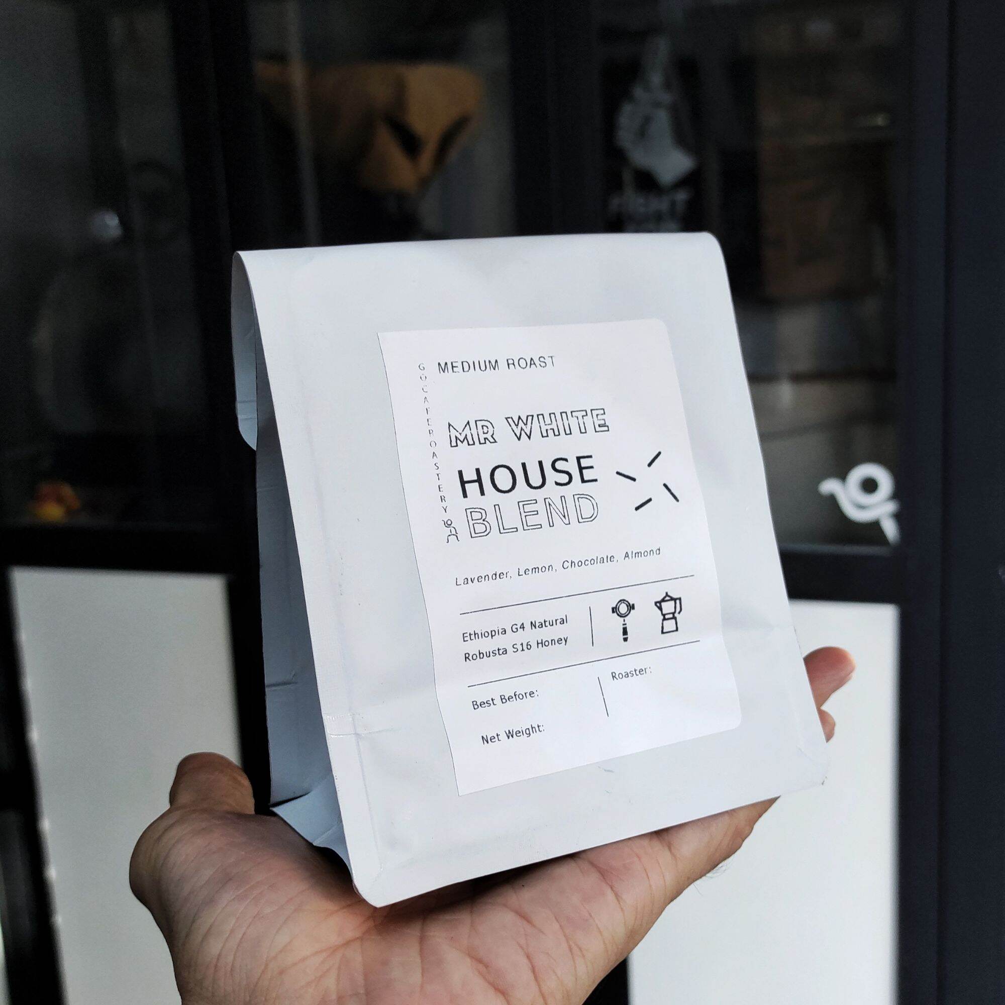 House Blend Espresso, Cà phê BLEND MR WHITE - G.O Cafe Roastery