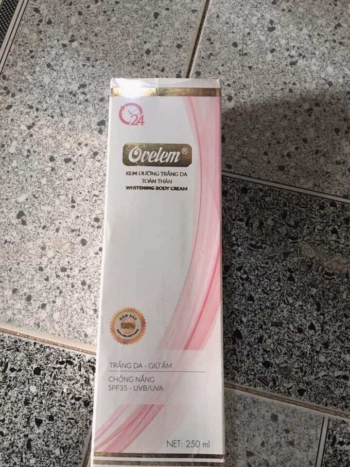 KEM BODY TRẮNG DA OVELEM 250ML