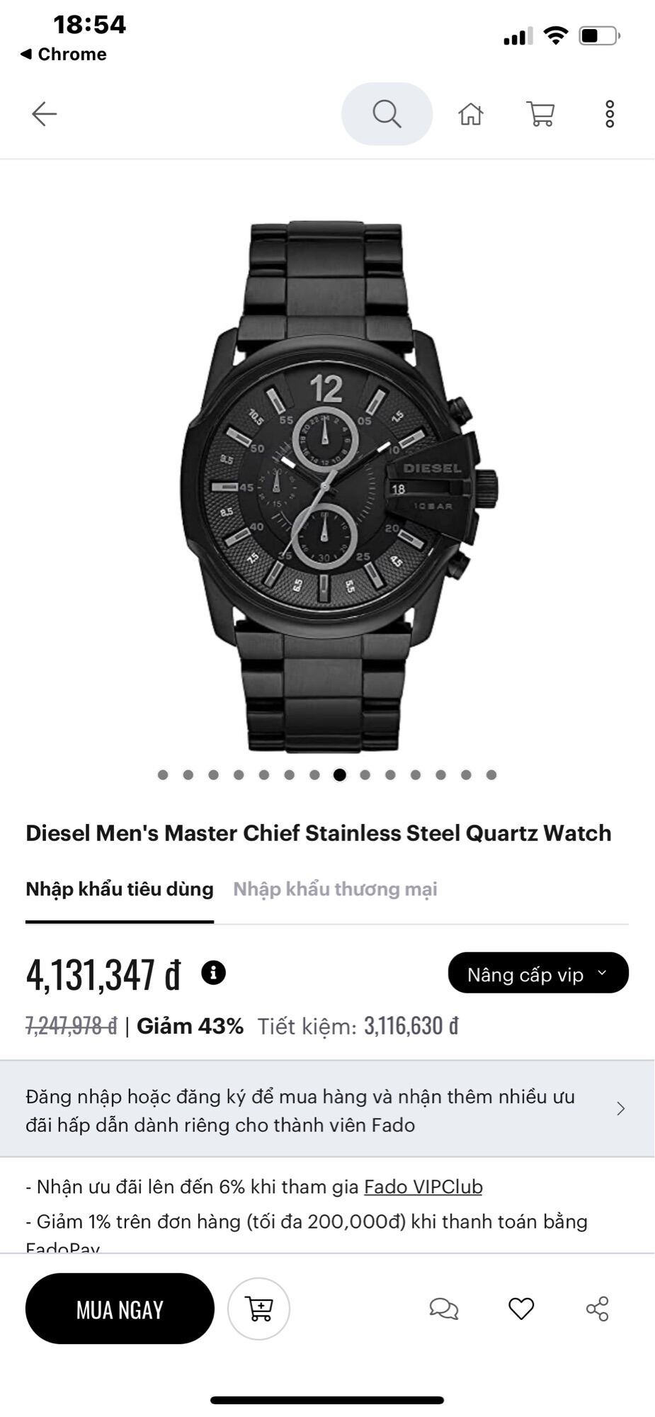 Diesel nam size 45mm