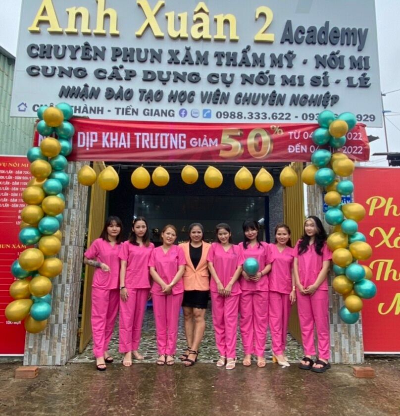 Đồng phục spa màu hồng sen
