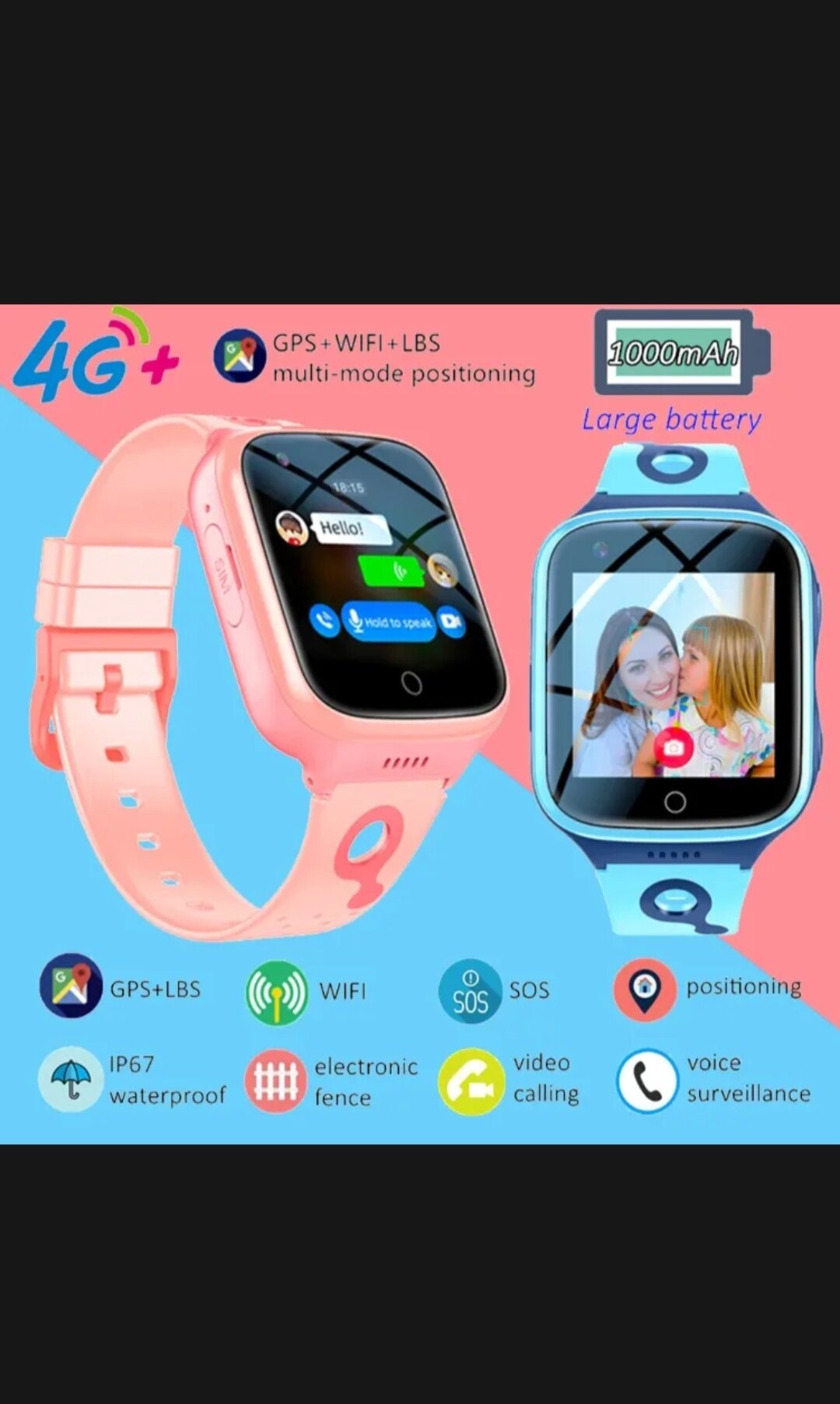 Đồng hồ thông minh trẻ em tiếng việt smart watch kid