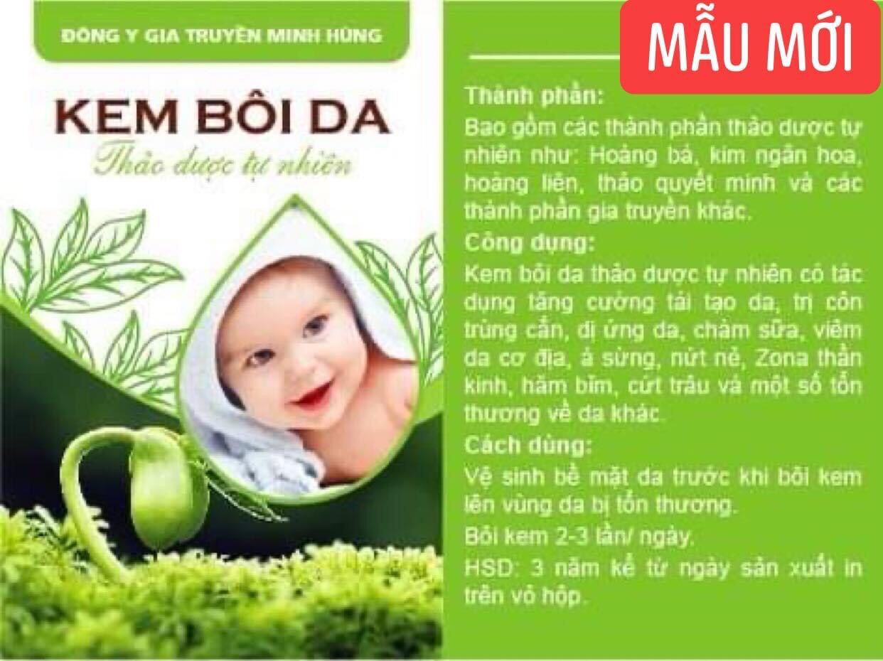 Combo 5 lọ kem bôi da minh hùng