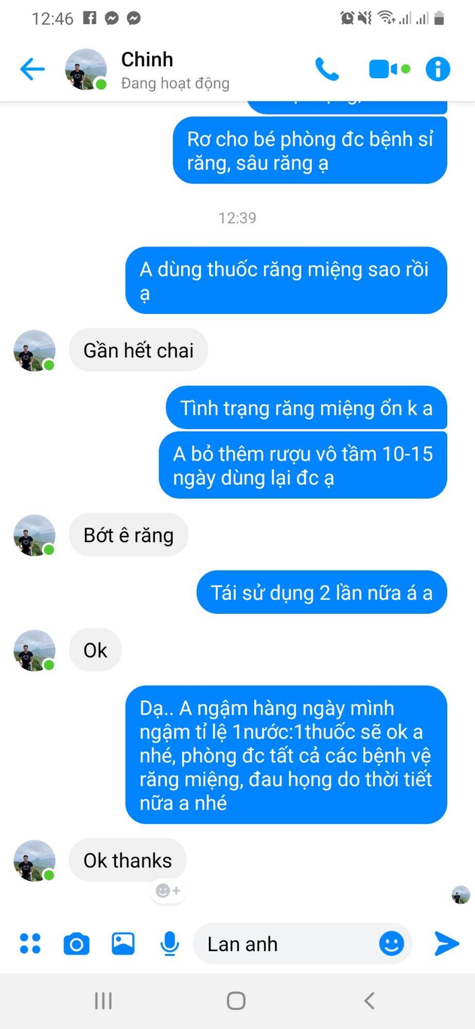 thảo mộc trăng miệng trần kim huyền 500ml