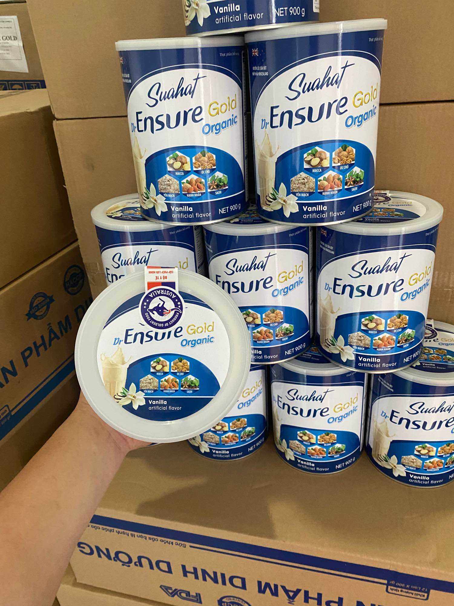 sữa Hạt Dinh Dưỡng GOLD ORGANIC ( lon 900g datte mới hàng chính hãng )