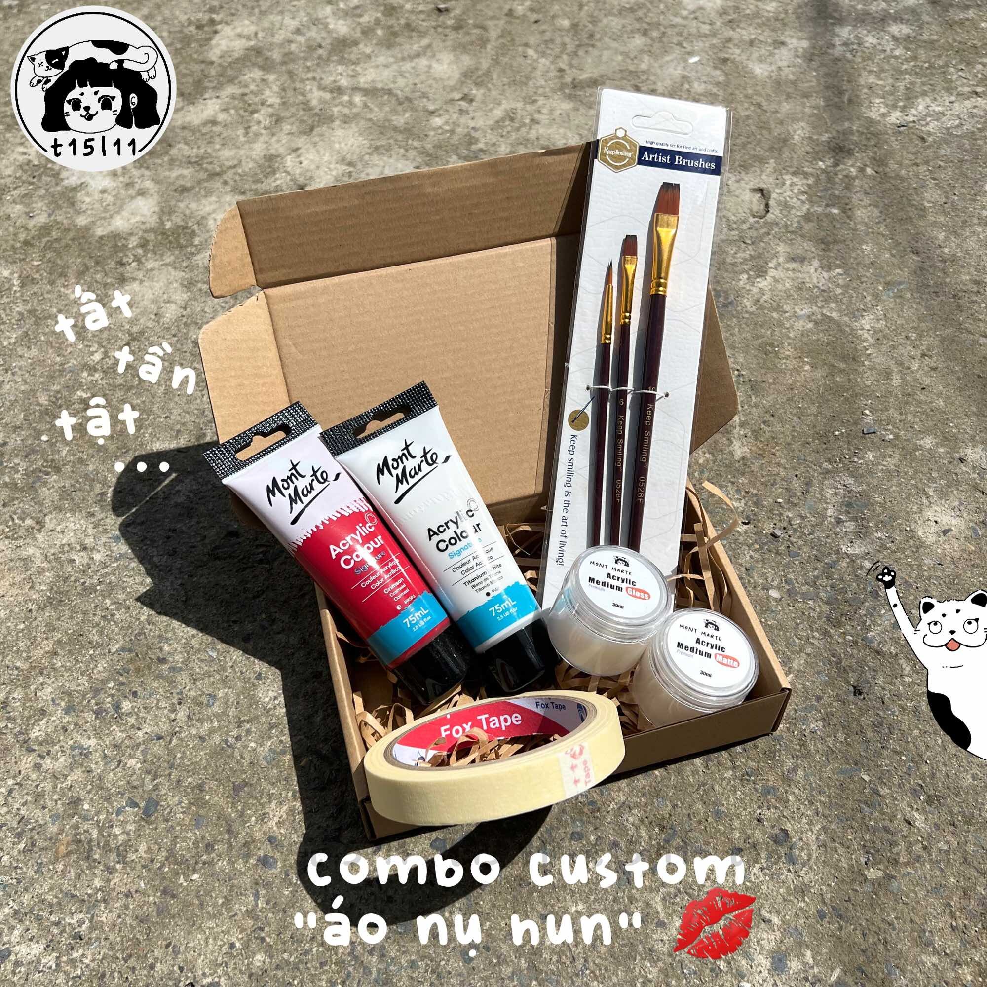 Combo Custom vẽ Nụ Hôn 6 món