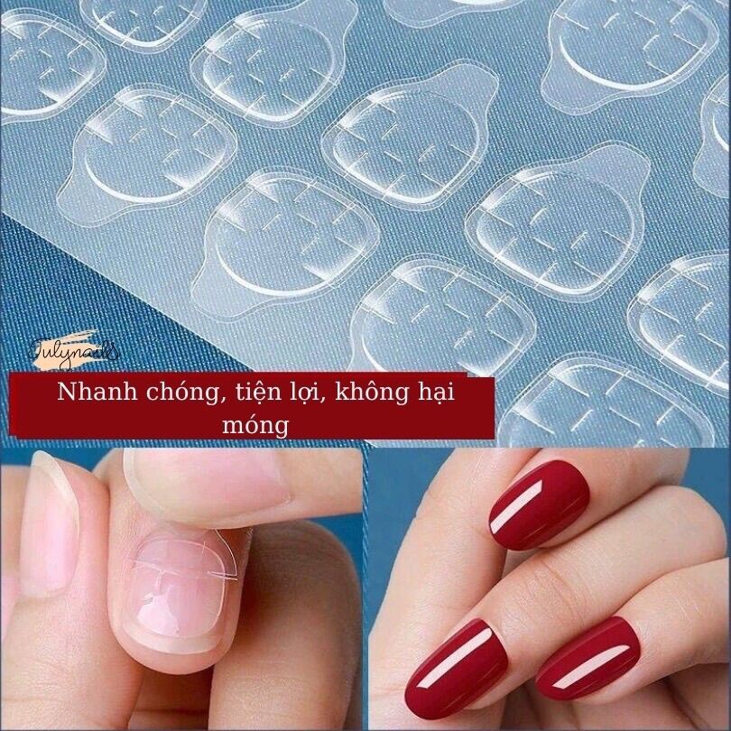 Miếng dán móng giả nail box tạm thời