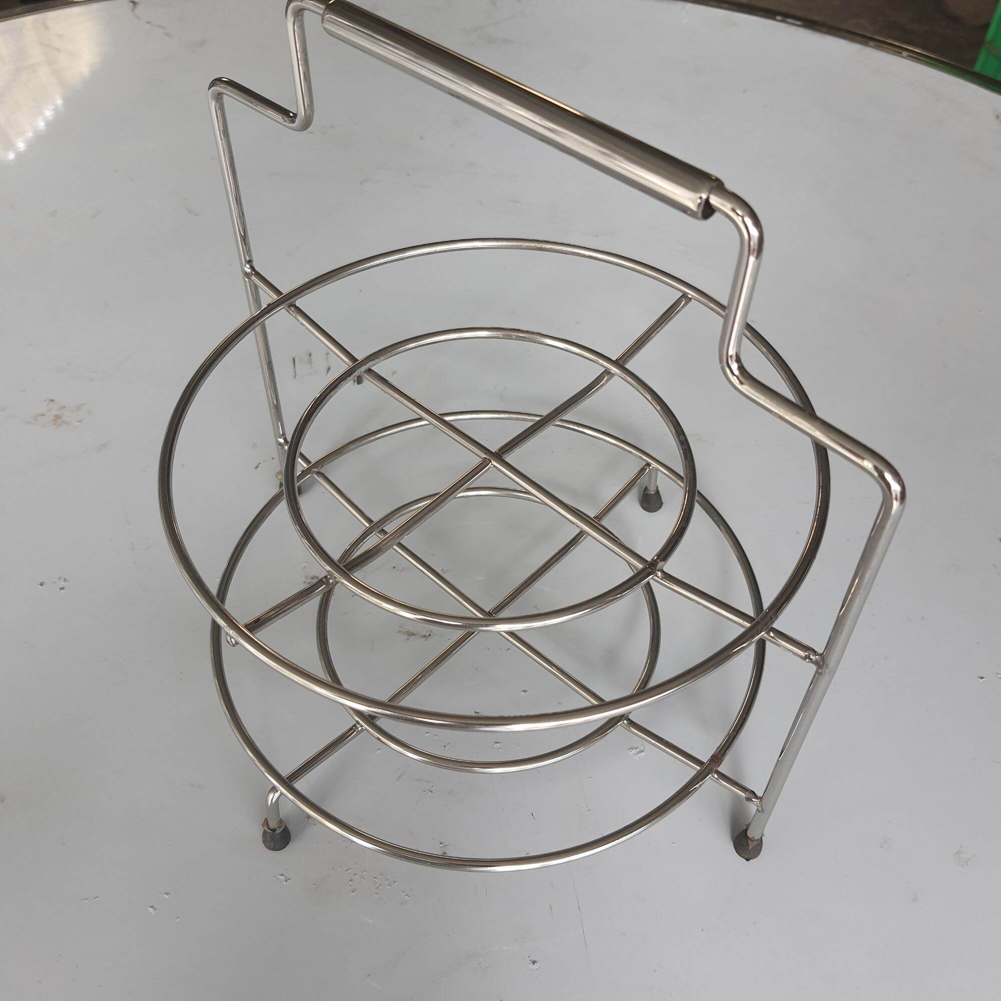 Khung xách dĩa inox 2tầng và 3 tầng đk 24cm