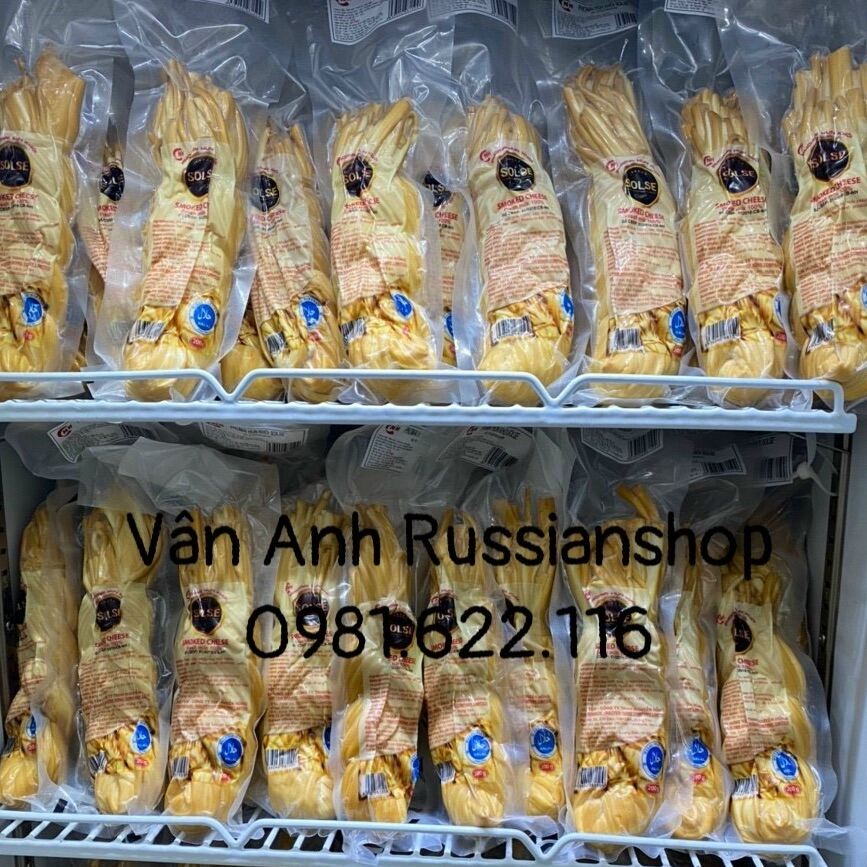 Phomai Hun Khói 200G Solse [ Phomai Xông Khói]Vân Anh Russianshop Uy Tín[  Phô Mai Hun Khói Hàng Siêu Thị Vinmart][ Sỉ Lẻ Toán Quốc ] - Thực Phẩm Đóng  Hộp Và