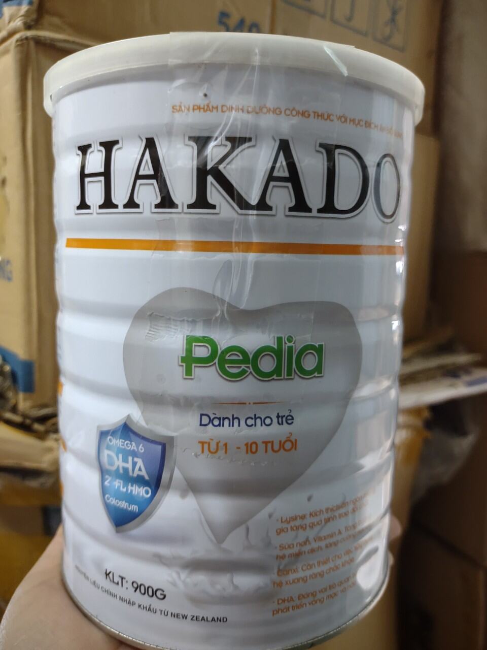 Sữa tăng trưởng HAKADO Pedia từ 1-10 tuổi, 900g, Date 02/2025