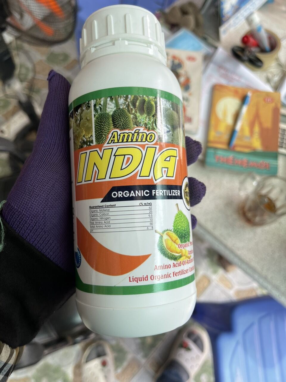 Phân bón sinh học Amino India. 500ml