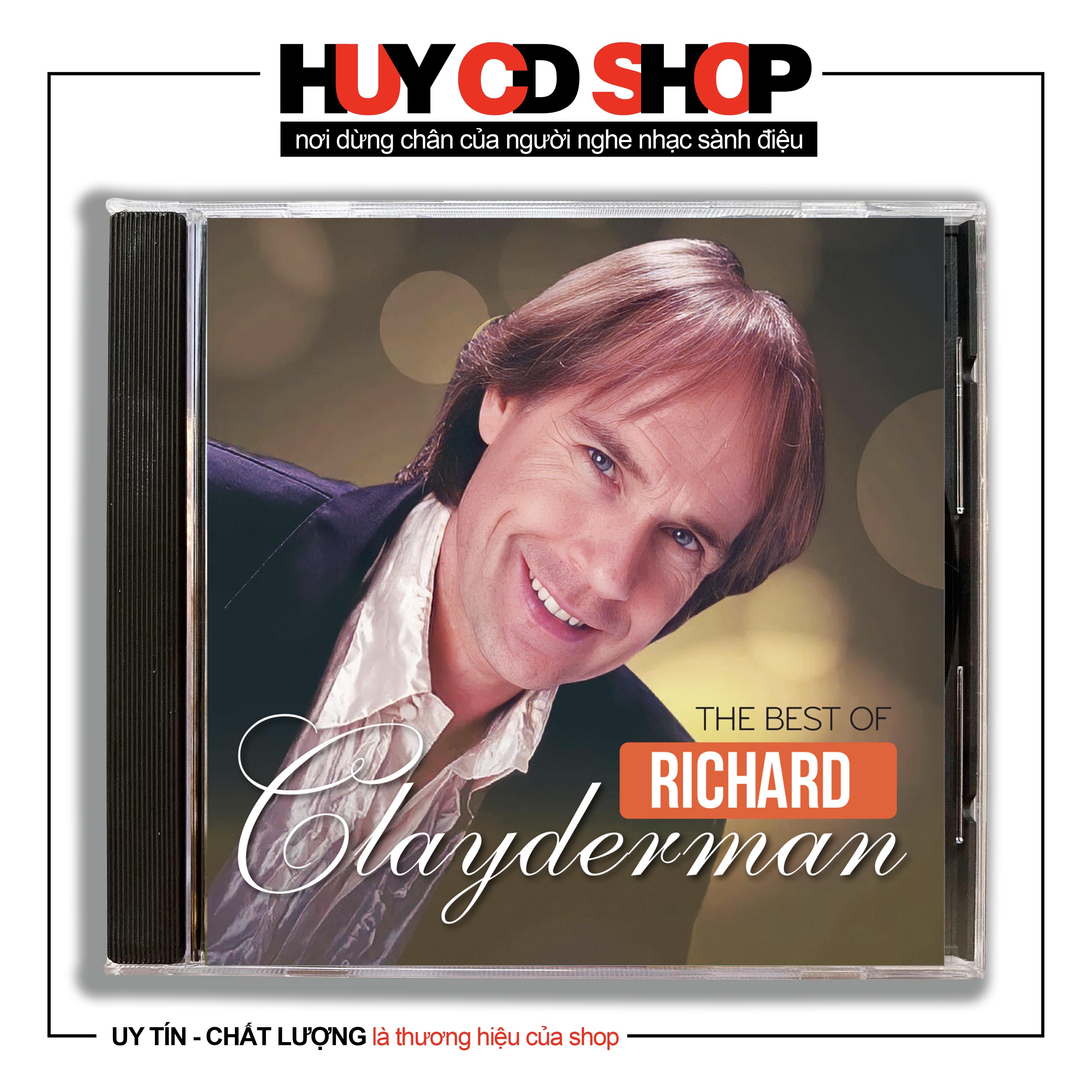 Đĩa CD Hoà tấu Richard Clayderman Những ca khúc quốc tế bất hủ Đĩa lòng Trắng Chất Lượng cao Âm Thanh chuẩn HUY CD SHOP