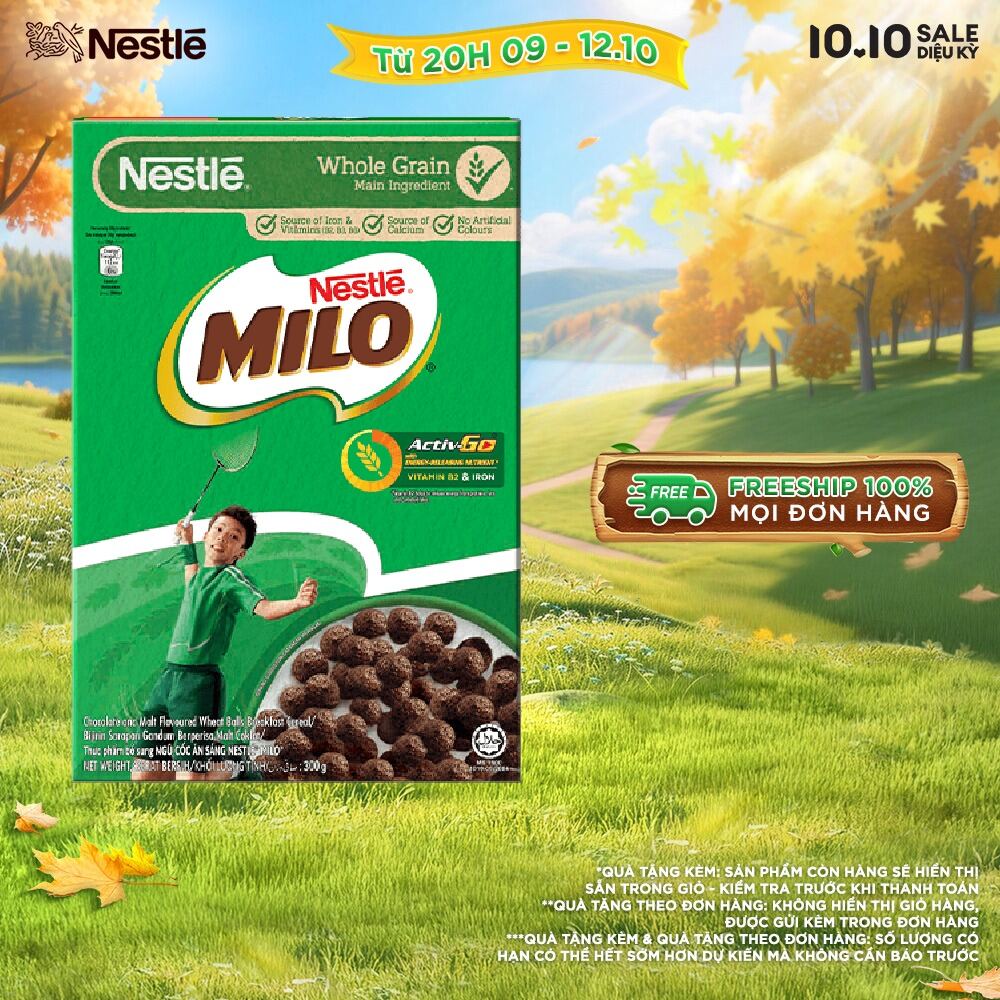 [FREESHIP TOÀN QUỐC] Ngũ cốc ăn sáng MILO (Hộp 300g)