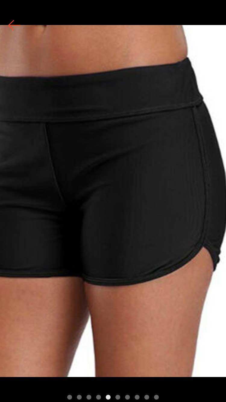 (Size 40-95kg) Quần bơi,chân váy bơi thun lạnh full đen cho nữ
