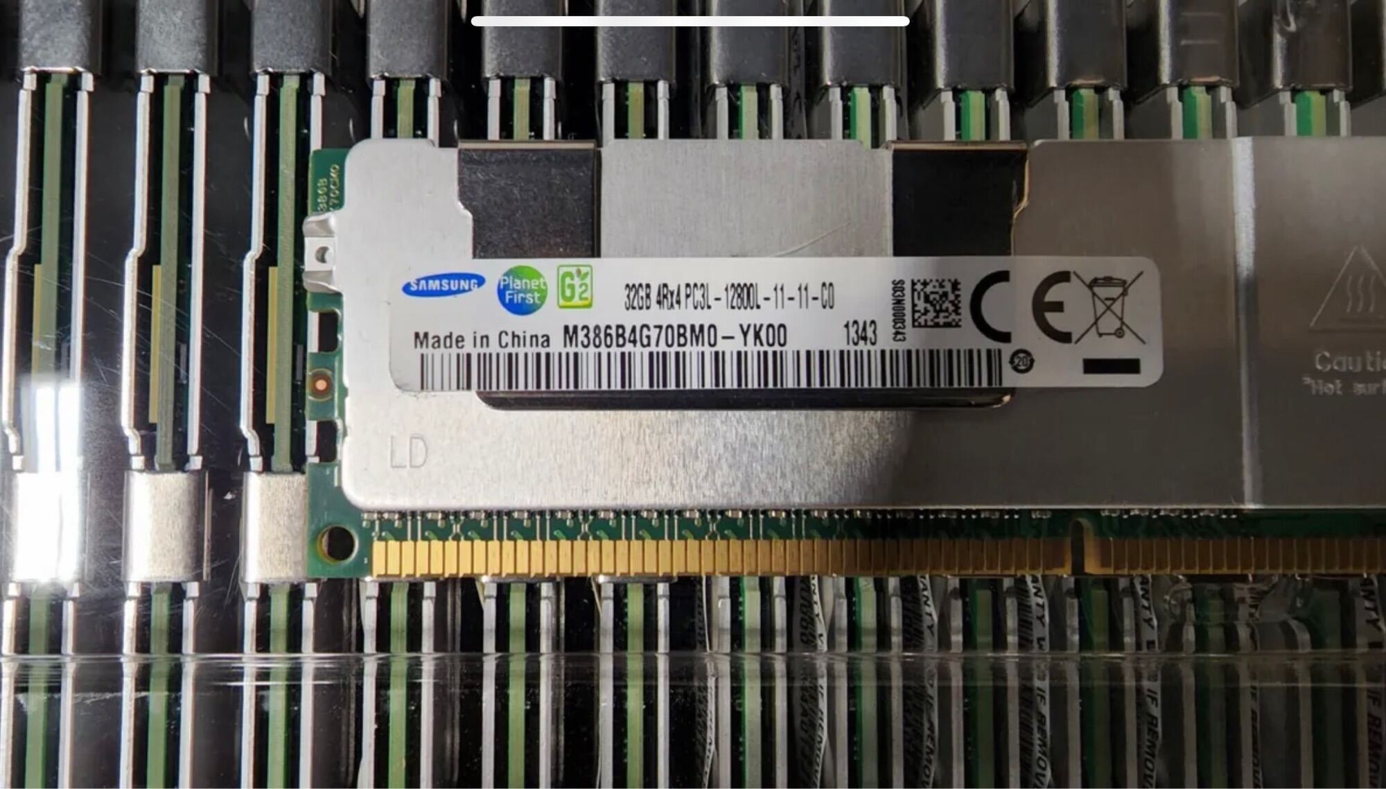 RAM Server, Workstation DDR3 32GB ECC PC3L-12800L 1600MHz