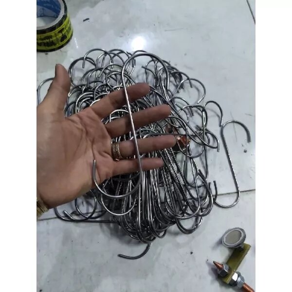 Combo 20 móc inox chữ S treo đồ