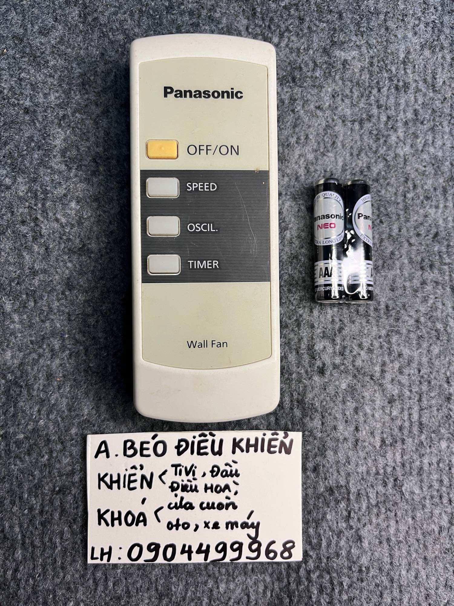 Điều khiển quạt PANASONIC hàng chính hãng