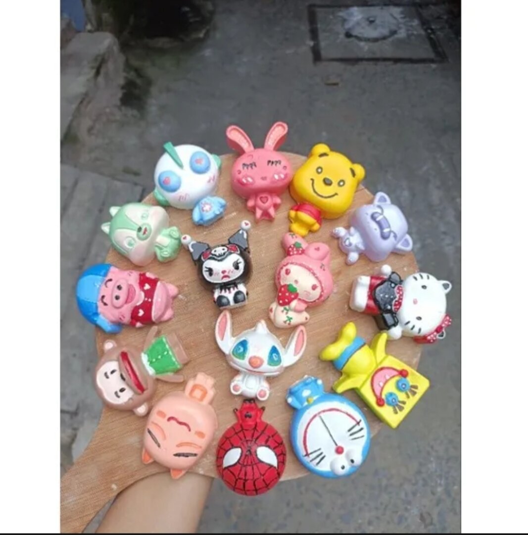 Combo 10 tượng thạch cao tô màu size mini cho bé