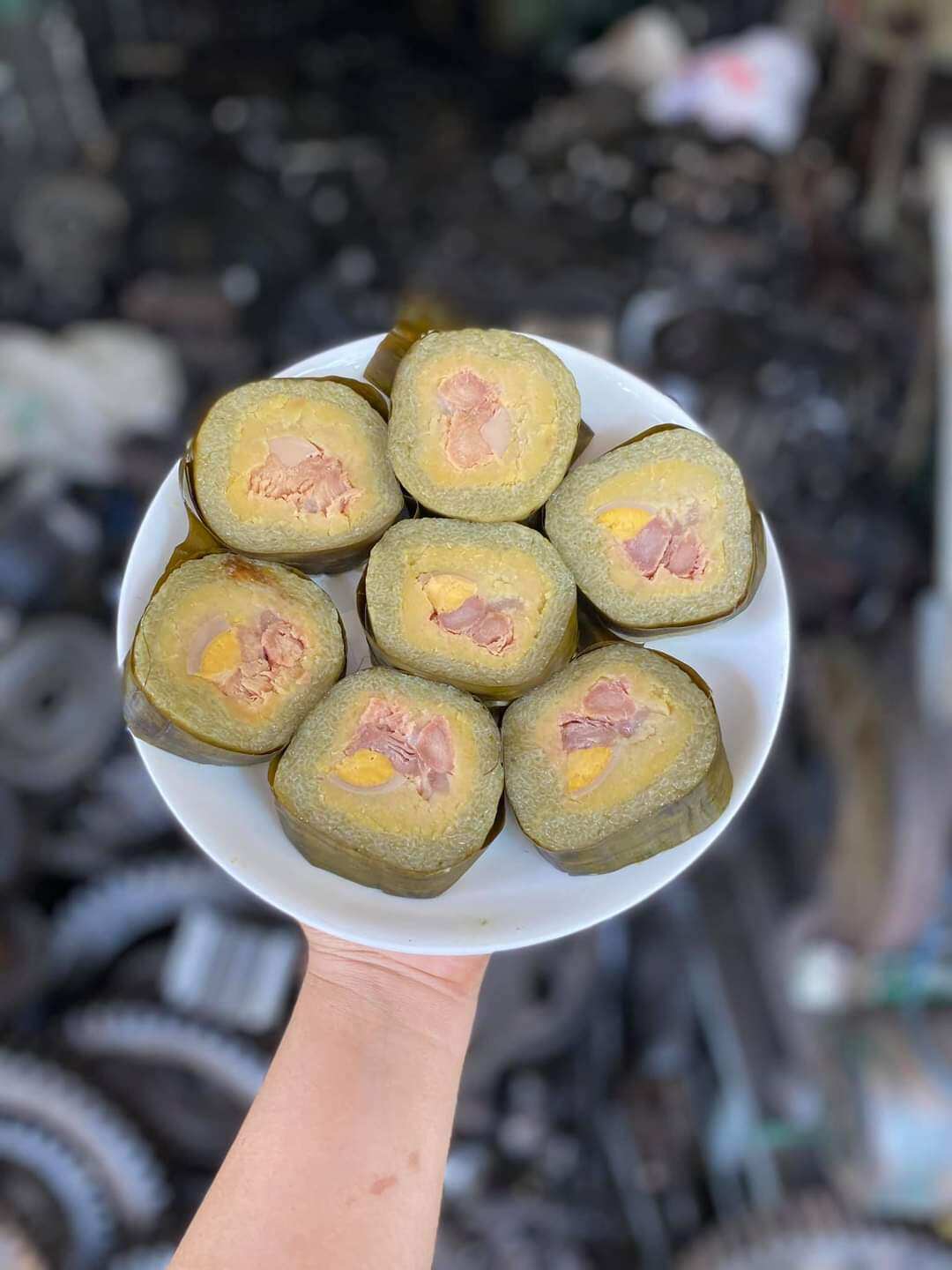 _ nhân thịt có trứng ~ 900gr