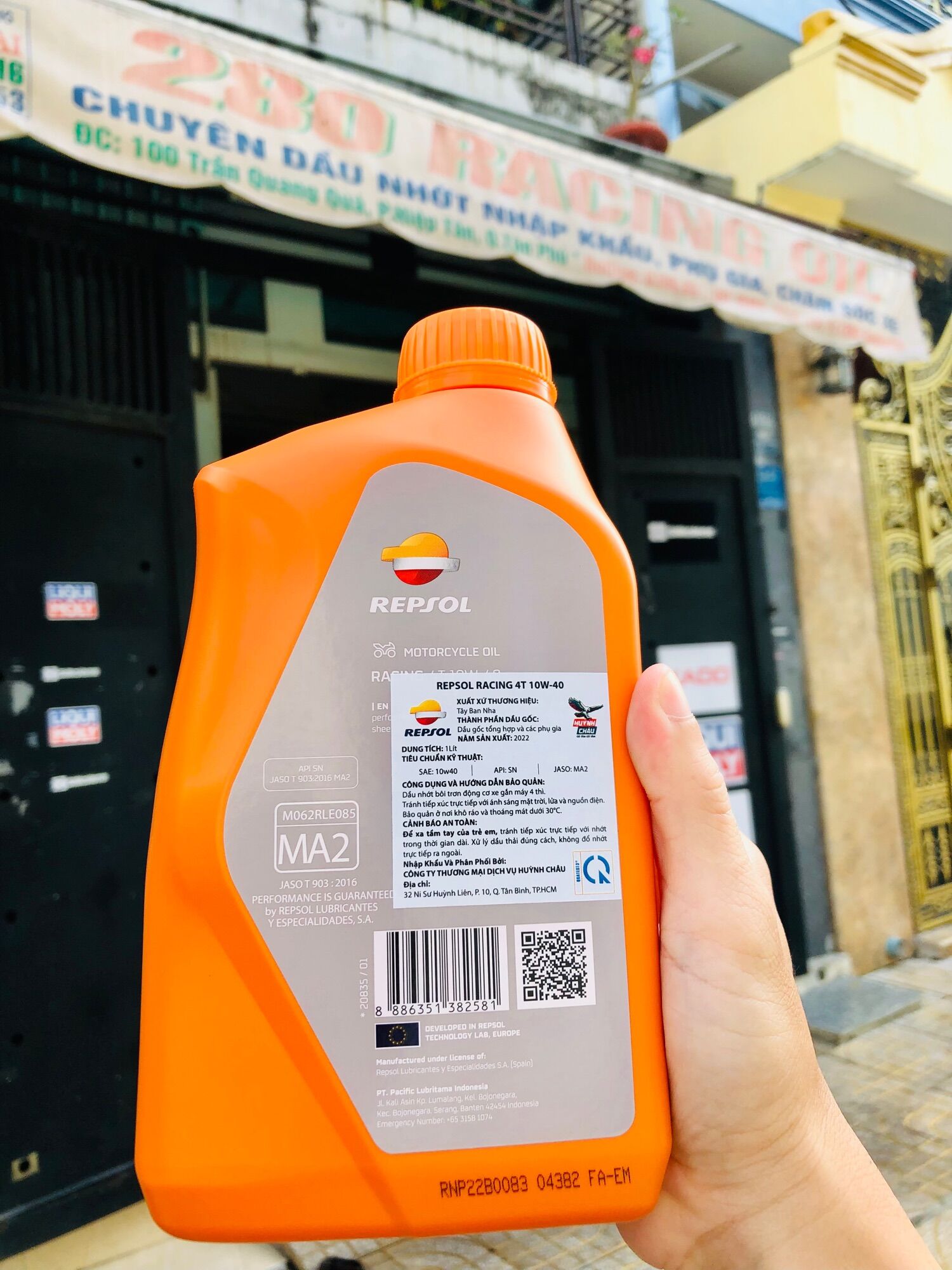 Nhớt Repsol Racing 10w40 4T ( mẫu mới 2022 )