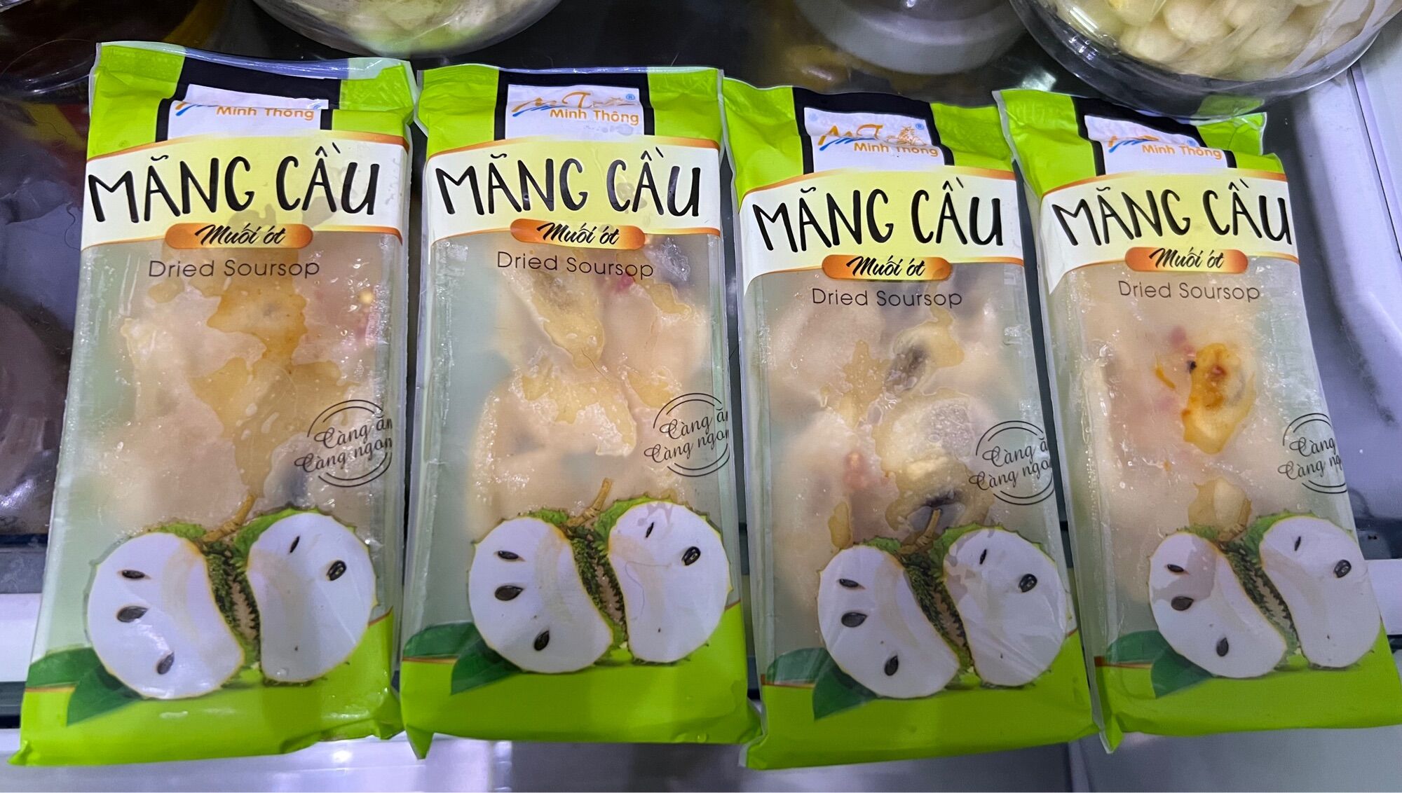 [Date 2027] Mãng cầu sấy muối ớt Minh Thông 500g