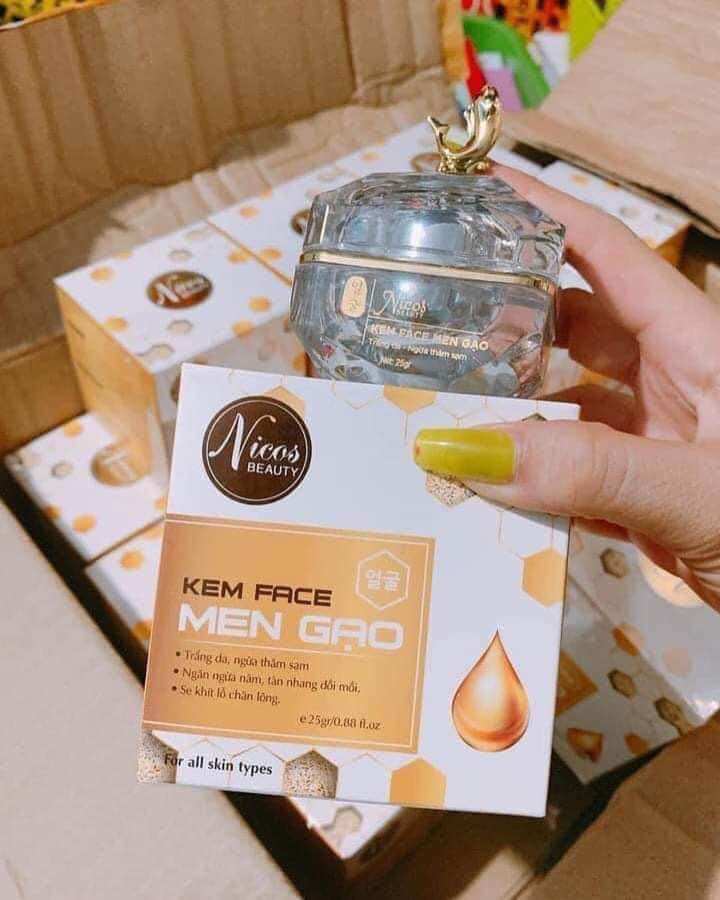 Kem Face Men Gạo Nicos Beauty