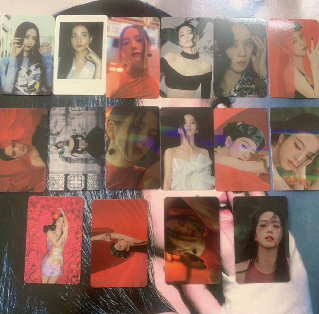 Card ảnh bo góc Pob album solo Jisoo “Me” chính hãng